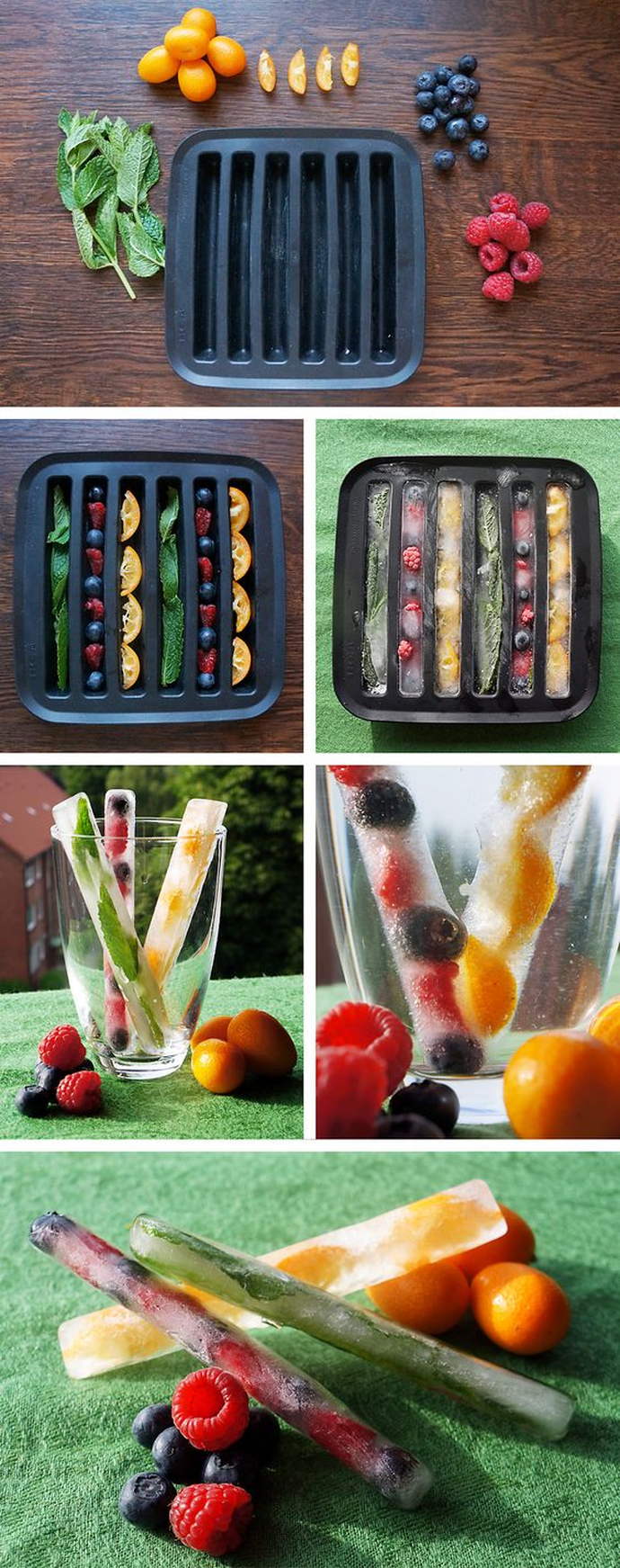 Genialny pomysł na owocowe kostki lodu