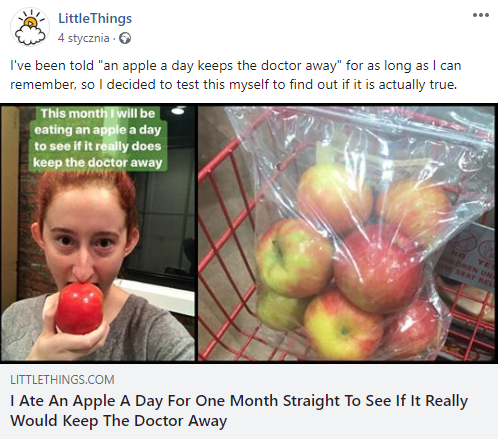 Zdjęcie Ta kobieta jadła 1 jabłko dzienne przez miesiąc! Zobacz efekty #1