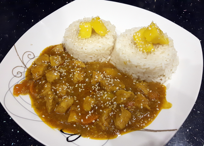 Curry z kurczakiem i mango